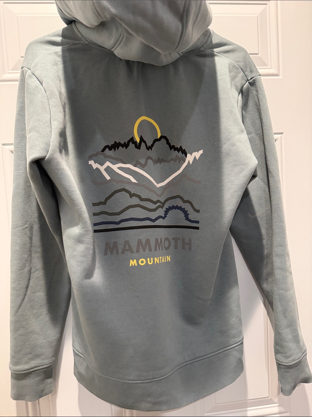 Mammoth Mountain Graphic Sweatshirt - light teal